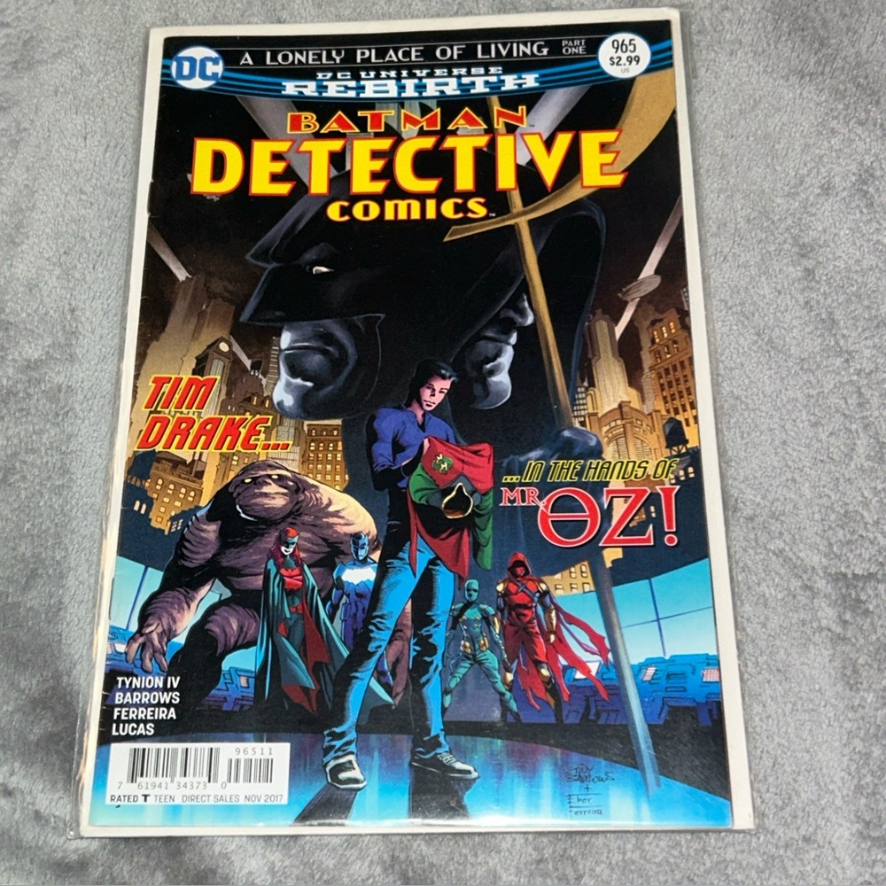 Batman Detective Comics #965 Cover A DC Rebirth 2017 Batwing Batwoman Robin